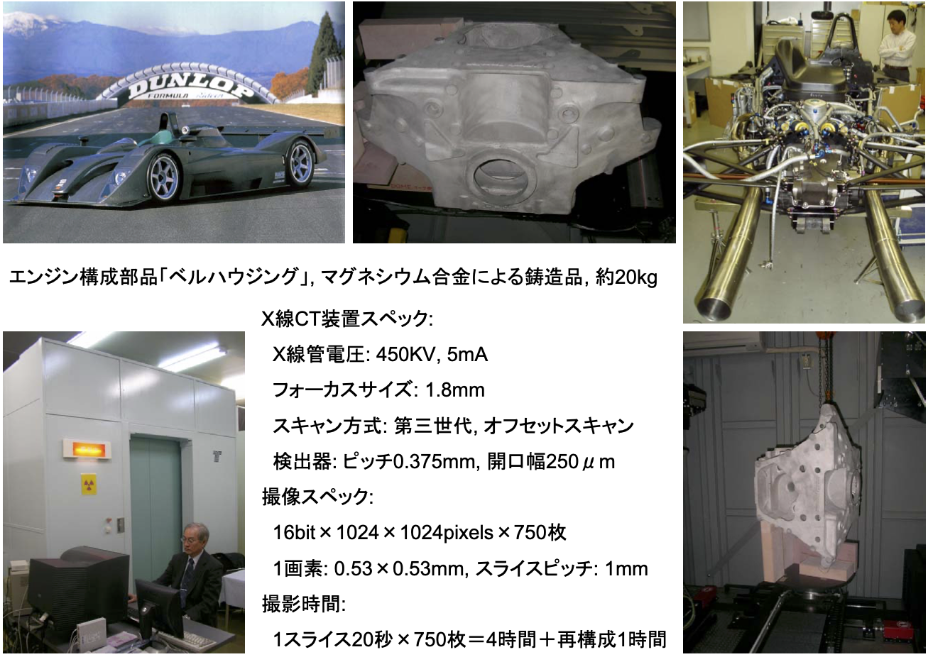 図8:エンジン部品のX線CT撮像